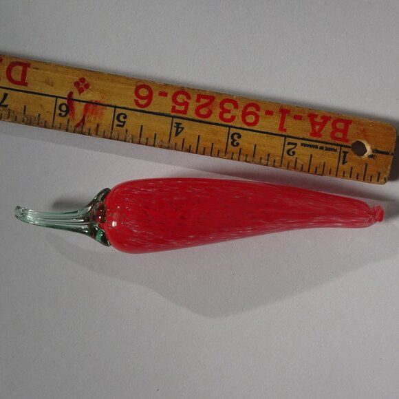 Vintage Glass Red Pepper - Picture 2 of 6